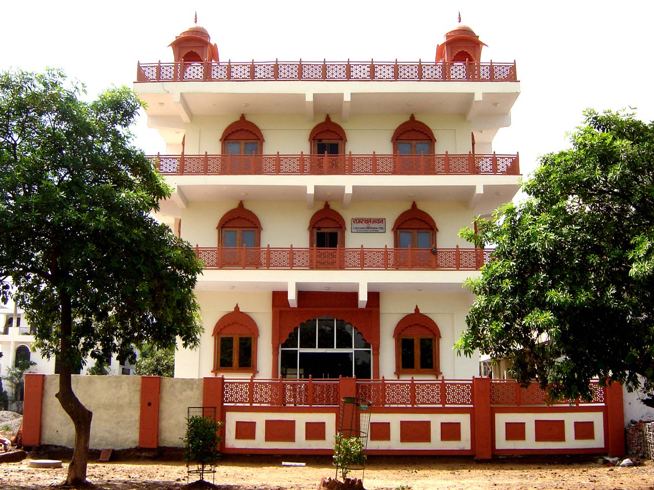 Rajasthan Seva Sadan, the association's three-storey building in Faridabad